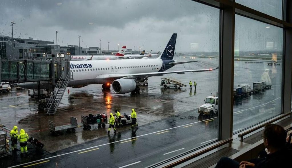 Силен дъжд в Истанбул доведе до масови отменяния и пренасочвания на полети