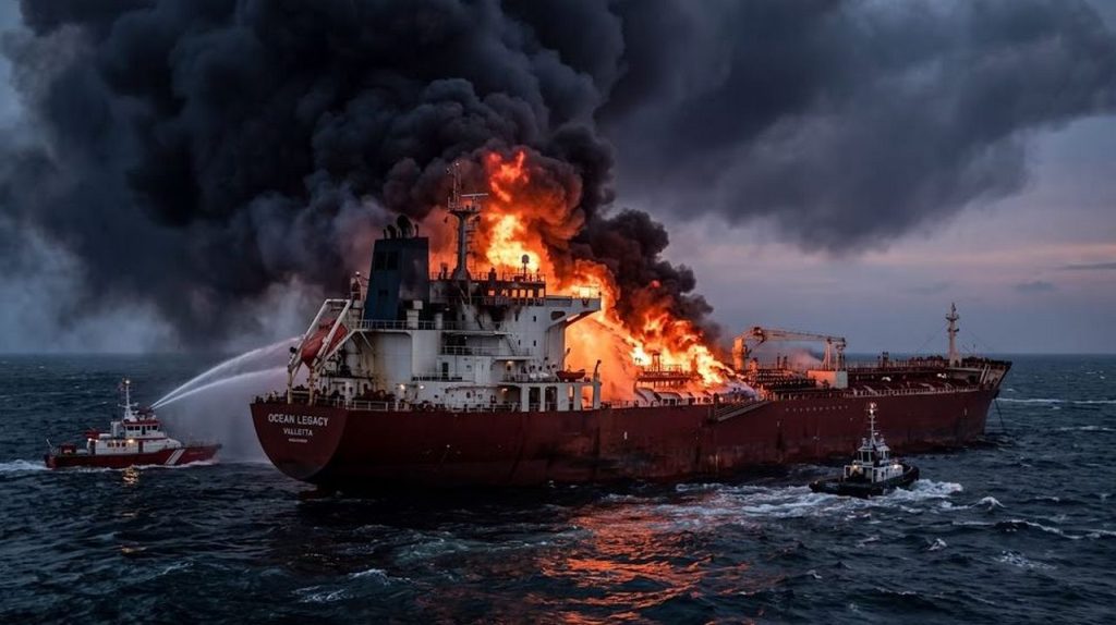 Огнен инцидент в Персийския залив