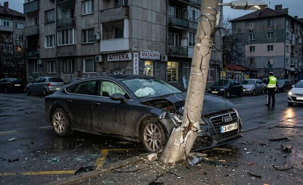 23-годишен шофьор пострада при удар в стълб в Бургас