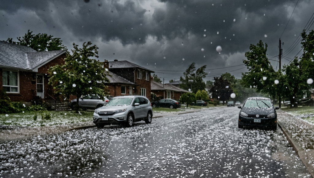 Внезапна градушка в района на Поморие предизвика 5 катастрофи на Разпети петък