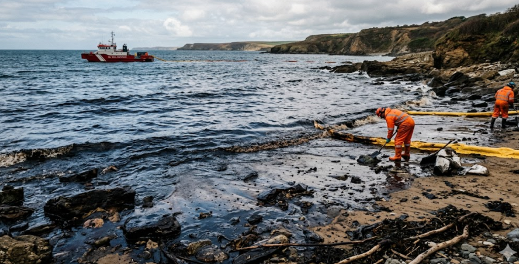 Разлив на петрол парализира трафика в пристанище Антверпен