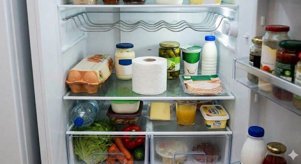 Гениален трик: Как тоалетната хартия спасява хладилника ви от лоши миризми